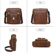 BÁZEL BIVALYBŐR CROSSBODY - 100 % VALÓDI BŐR