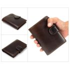 TIPIC BARNA KIS MÉRETű VALÓDI BŐR PÉNZTÁRCA