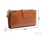 VELENCE VALÓdI BŐR MEGGYPIROS NŐI PÉNZTÁRCA 