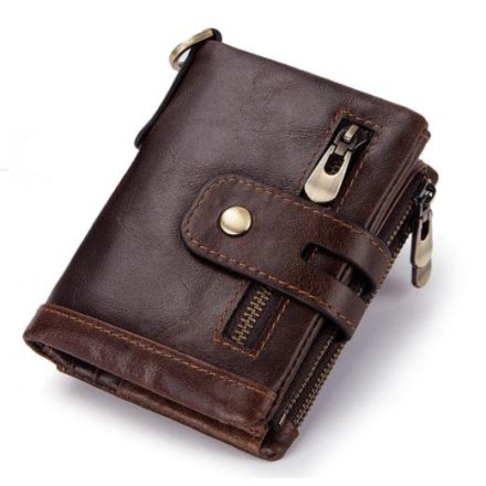 ELAT VALÓDI BŐR BARNA FÉRFI PÉNZTÁRCA