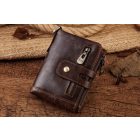 ELAT VALÓDI BŐR BARNA FÉRFI PÉNZTÁRCA