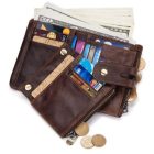 ELAT VALÓDI BŐR BARNA FÉRFI PÉNZTÁRCA