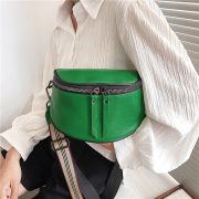 BEGUR BENETTONZÖLD VALÓDI BŐR CROSSBODY-ÖVTÁSKA