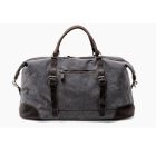 THUN NAGY KAPACÍTÁSÚ  VÁSZON-BŐR UTAZÓTÁSKA