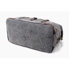 THUN NAGY KAPACÍTÁSÚ  VÁSZON-BŐR UTAZÓTÁSKA