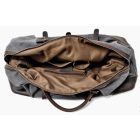 THUN NAGY KAPACÍTÁSÚ  VÁSZON-BŐR UTAZÓTÁSKA