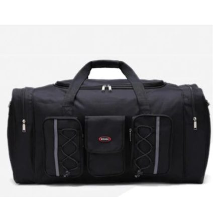 NAGY KAPACÍTÁSÚ FEKETE UTAZÓTÁSKA - DESIGN 2021