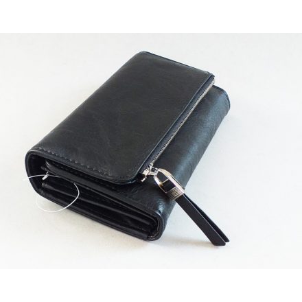 NÁPOLY FEKETE PÉNZTÁRCA-KÁRTYATARTÓ