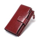 VELENCE II.BORVÖRÖS VALÓDI BŐR NŐI PÉNZTÁRCA  