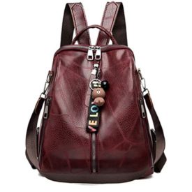 FIRENZE   BURGUNDY PU NŐI TÁSKA