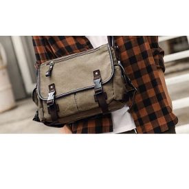 WISCONSIN VÁSZON VÁLLTÁSKA - TREND