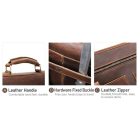 DOMINIKA MAGAS PRESZTIZSŰ FÉRFI FUTÁRTÁSKA - 100% VALŐDI BŐR