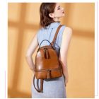 NANTES VALÓDI BŐR ŐZBARNA NŐI TÁSKA