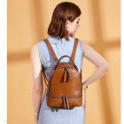 NANTES VALÓDI BŐR ŐZBARNA NŐI TÁSKA