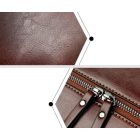 NANTES VALÓDI BŐR ŐZBARNA NŐI TÁSKA