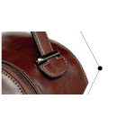 NANTES VALÓDI BŐR ŐZBARNA NŐI TÁSKA