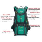 ONTARIO 3  SZÜRKE - ZÖLD TÚRAHÁTIZSÁK 40 L