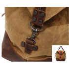 BOLZANO MILITARY ZÖLD OLAJVÁSZON - BIVALYBŐR UTAZÓTÁSKA