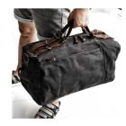 DENVER FEKETE OLAJVÁSZON UTAZÓTÁSKA 