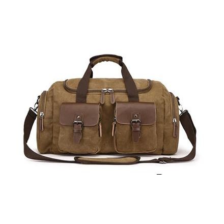 AGRA - NAGY KAPACÍTÁSÚ VÁSZON UTAZÓTÁSKA 