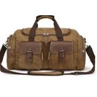 AGRA - NAGY KAPACÍTÁSÚ VÁSZON UTAZÓTÁSKA 